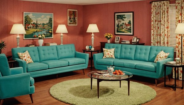 Zoom sur le décor vintage des années 50
