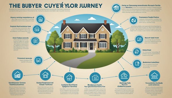 Infographie : le parcours de l'acheteur avec un courtier immobilier